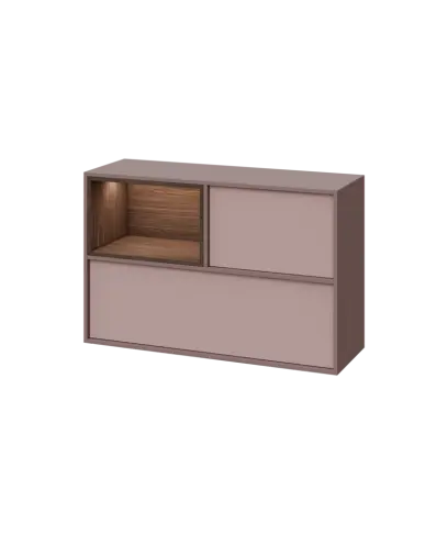 ERY H1231 L horní modul, levý, 2-výklop/nika, 770x1200x400, pudrová ERY H1231 L horní modul, levý, 2-výklop/nika, 770x1200x400, pudrová